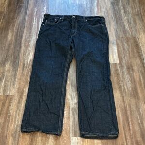 Levi's Men's Relaxed Jeans in Deep Indigo